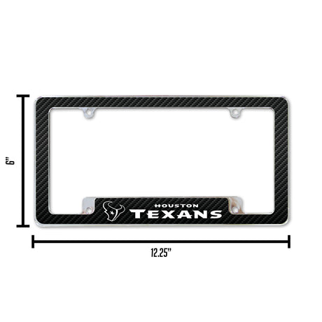 NFL Houston Texans All Over Chrome Frame Fan Gear NFL Houston Texans