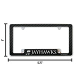 NCAA Kansas Jayhawks All Over Chrome Frame Fan Gear NCAA Kansas Jayhawks