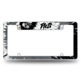 NBA Brooklyn Nets All Over Chrome Frame Fan Gear NBA Brooklyn Nets