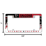 NFL Atlanta Falcons All Over Chrome Frame Fan Gear NFL Atlanta Falcons