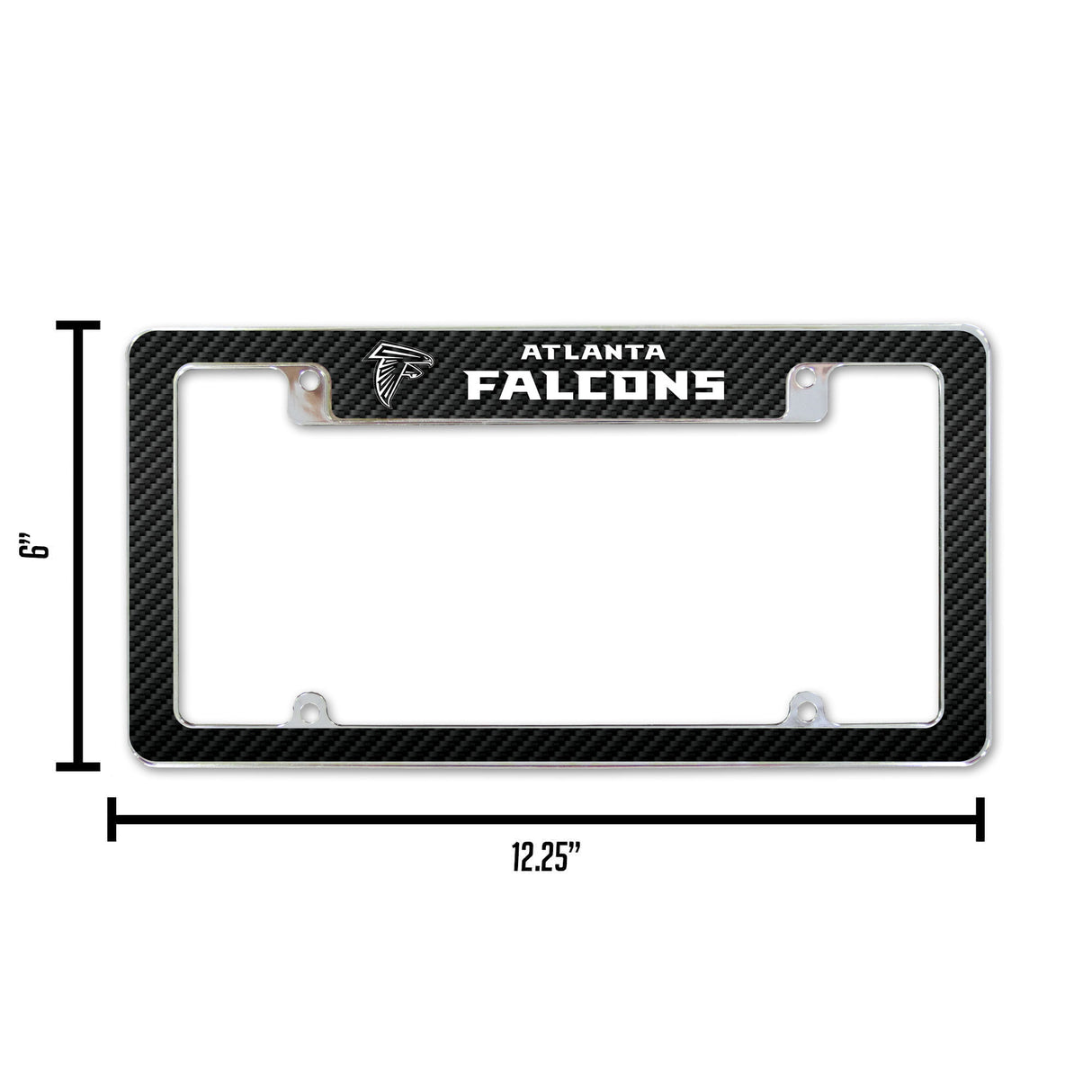 NFL Atlanta Falcons All Over Chrome Frame Fan Gear NFL Atlanta Falcons