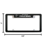 NFL Atlanta Falcons All Over Chrome Frame Fan Gear NFL Atlanta Falcons