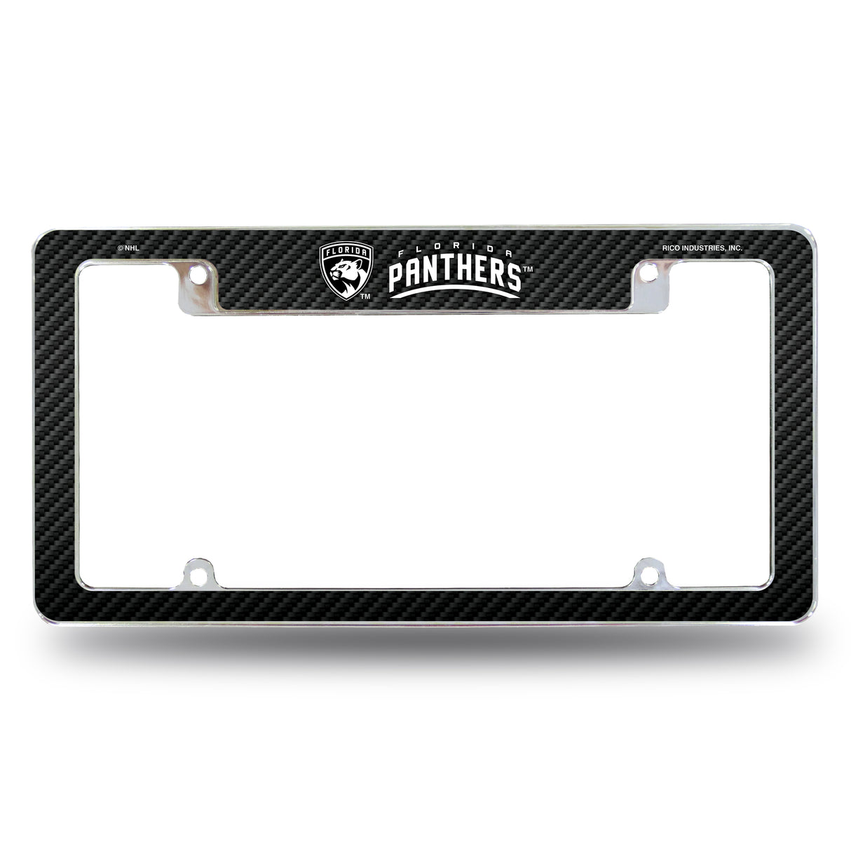 NHL Florida Panthers All Over Chrome Frame Fan Gear NHL Florida Panthers