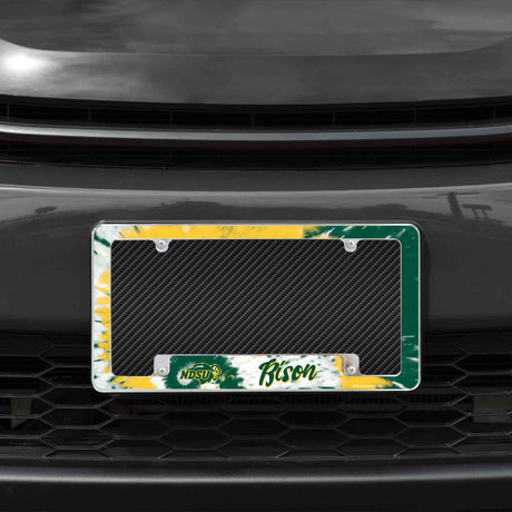 NCAA North Dakota State Bisons All Over Chrome Frame Fan Gear NCAA North Dakota State Bisons