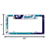 NBA Charlotte Hornets All Over Chrome Frame Fan Gear NBA Charlotte Hornets