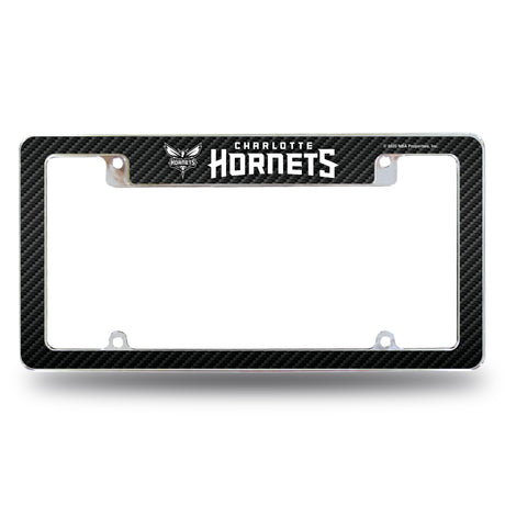NBA Charlotte Hornets All Over Chrome Frame Fan Gear NBA Charlotte Hornets