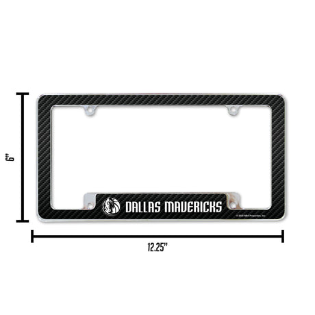 NBA Dallas Mavericks All Over Chrome Frame Fan Gear NBA Dallas Mavericks