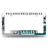 NFL Philadelphia Eagles All Over Chrome Frame Fan Gear NFL Philadelphia Eagles