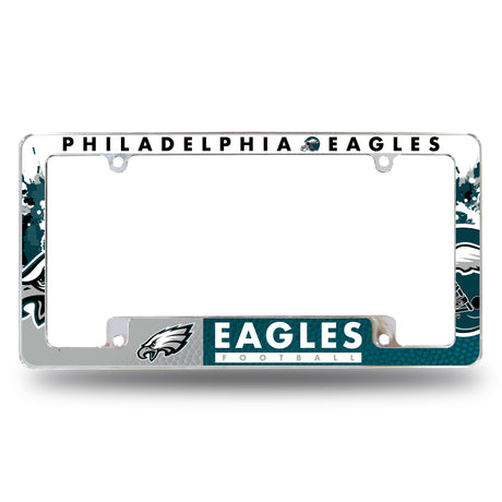 NFL Philadelphia Eagles All Over Chrome Frame Fan Gear NFL Philadelphia Eagles