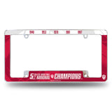 NCAA Indiana Hoosiers All Over Chrome Frame Fan Gear NCAA Indiana Hoosiers