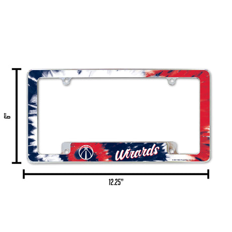 NBA Washington Wizards All Over Chrome Frame Fan Gear NBA Washington Wizards