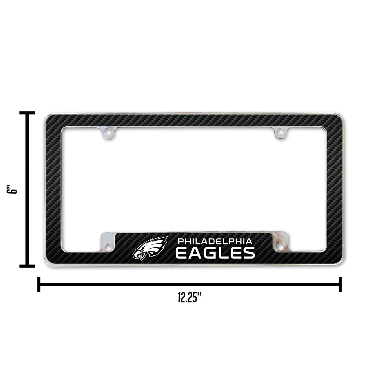 NFL Philadelphia Eagles All Over Chrome Frame Fan Gear NFL Philadelphia Eagles