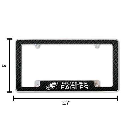NFL Philadelphia Eagles All Over Chrome Frame Fan Gear NFL Philadelphia Eagles