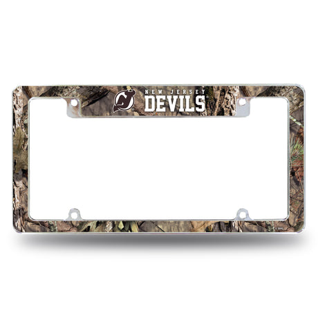 NHL New Jersey Devils All Over Chrome Frame Fan Gear NHL New Jersey Devils