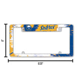 NHL Buffalo Sabres All Over Chrome Frame Fan Gear NHL Buffalo Sabres