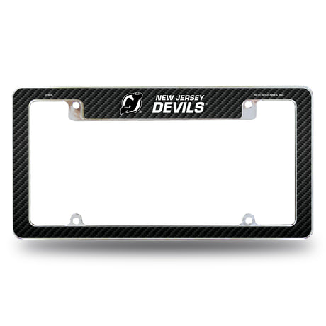 NHL New Jersey Devils All Over Chrome Frame Fan Gear NHL New Jersey Devils