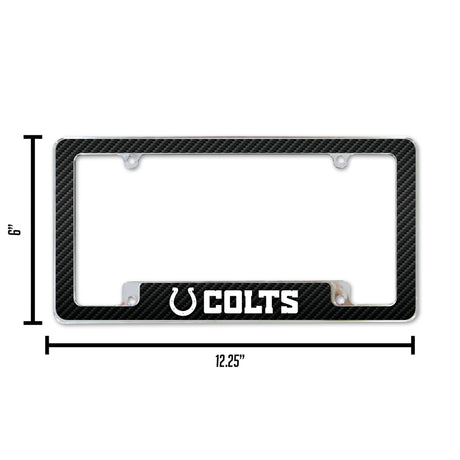 NFL Indianapolis Colts All Over Chrome Frame Fan Gear NFL Indianapolis Colts