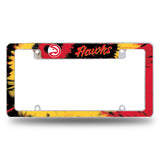 NBA Atlanta Hawks All Over Chrome Frame Fan Gear NBA Atlanta Hawks