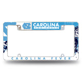 NCAA North Carolina Tar Heels All Over Chrome Frame Fan Gear NCAA North Carolina Tar Heels