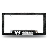 NFL Washington Commanders All Over Chrome Frame Fan Gear NFL Washington Commanders