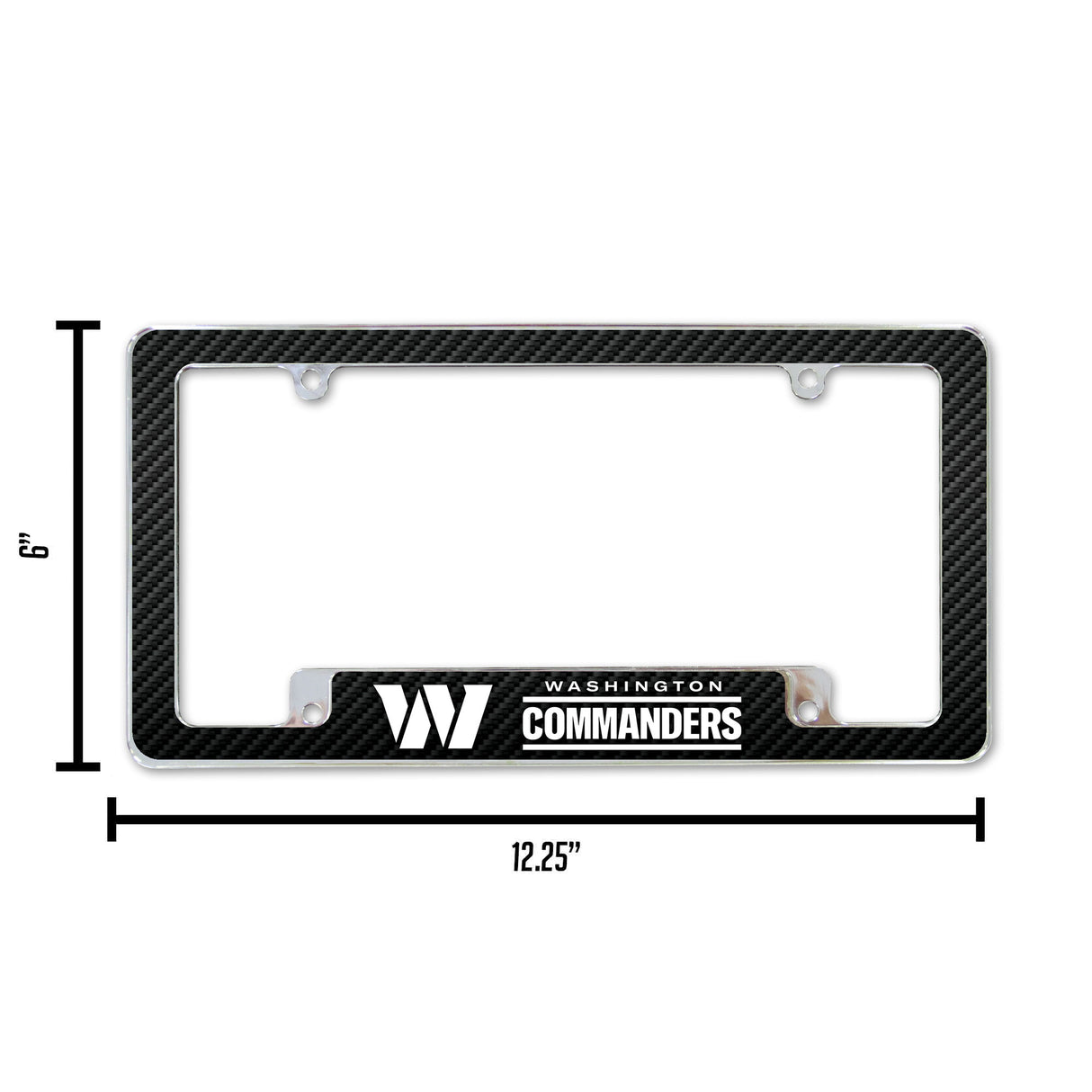 NFL Washington Commanders All Over Chrome Frame Fan Gear NFL Washington Commanders
