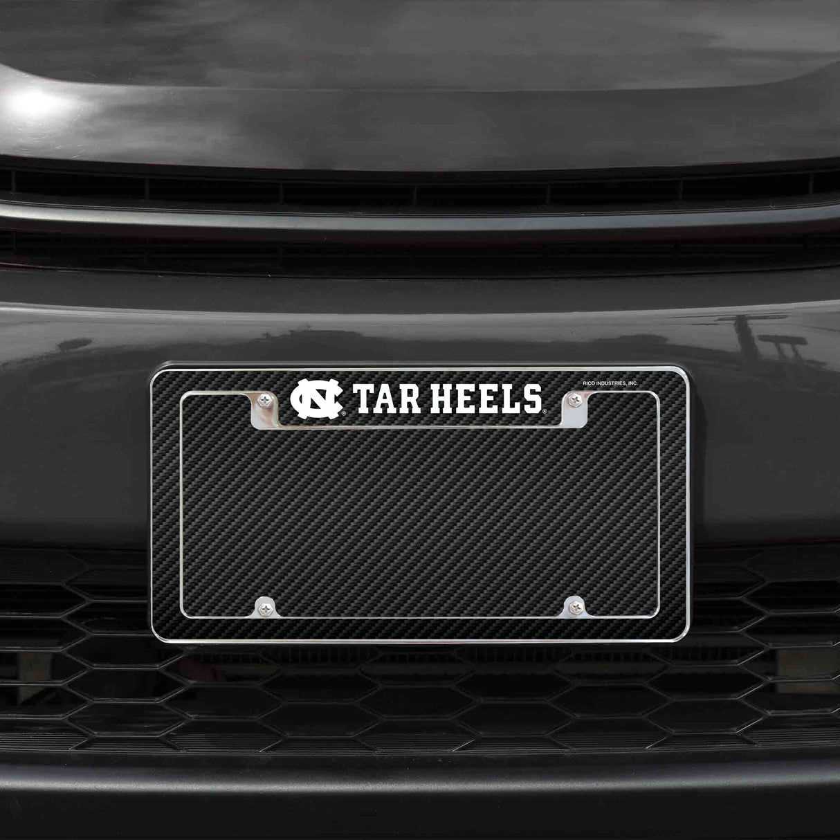 NCAA North Carolina Tar Heels All Over Chrome Frame Fan Gear NCAA North Carolina Tar Heels