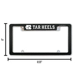 NCAA North Carolina Tar Heels All Over Chrome Frame Fan Gear NCAA North Carolina Tar Heels