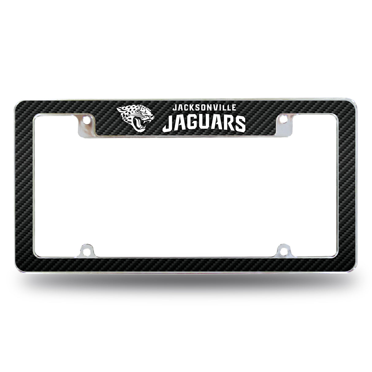 NFL Jacksonville Jaguars All Over Chrome Frame Fan Gear NFL Jacksonville Jaguars