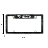 NFL Jacksonville Jaguars All Over Chrome Frame Fan Gear NFL Jacksonville Jaguars