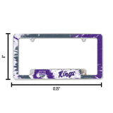 NBA Sacramento Kings All Over Chrome Frame Fan Gear NBA Sacramento Kings
