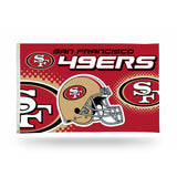 NFL San Francisco 49ers 3x5 Banner Flag Fan Gear NFL San Francisco 49ers