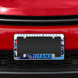 NFL Tennessee Titans All Over Chrome Frame Fan Gear NFL Tennessee Titans