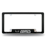 NHL Washington Capitals All Over Chrome Frame Fan Gear NHL Washington Capitals