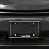 NHL Washington Capitals All Over Chrome Frame Fan Gear NHL Washington Capitals