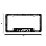NHL Washington Capitals All Over Chrome Frame Fan Gear NHL Washington Capitals