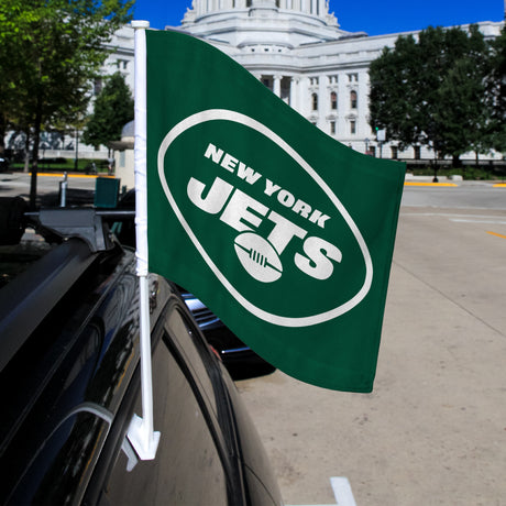 NFL New York Jets Car Flag Fan Gear NFL New York Jets