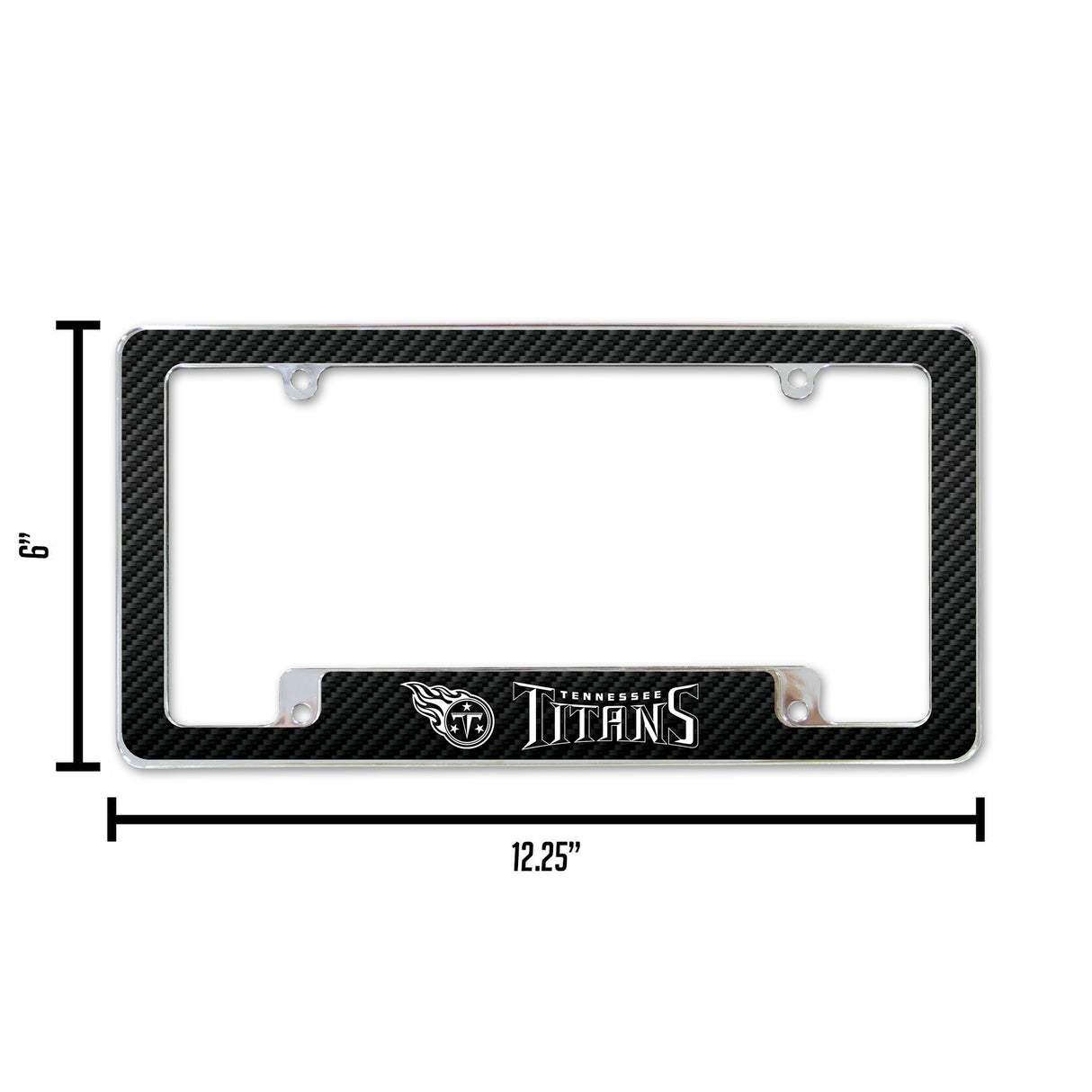 NFL Tennessee Titans All Over Chrome Frame Fan Gear NFL Tennessee Titans