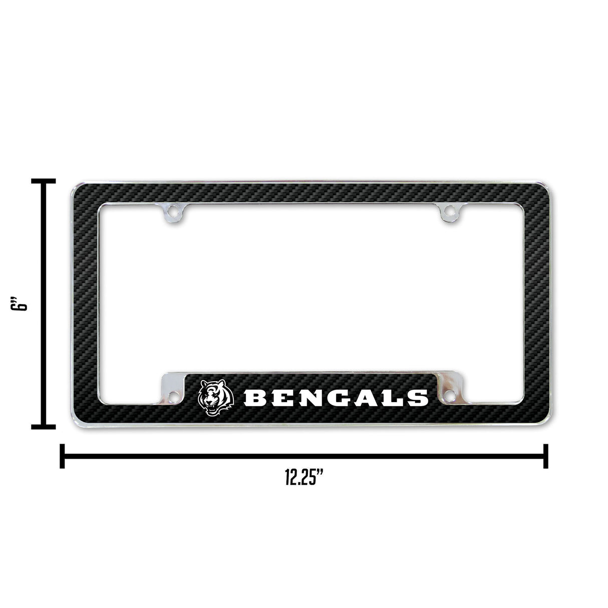 NFL Cincinnati Bengals All Over Chrome Frame Fan Gear NFL Cincinnati Bengals