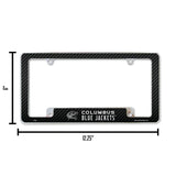 NHL Columbus Blue Jackets All Over Chrome Frame Fan Gear NHL Columbus Blue Jackets