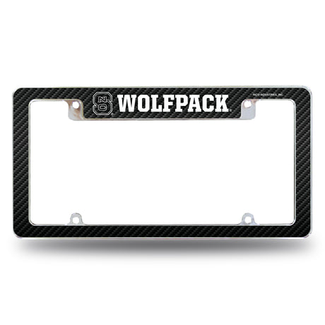 NCAA North Carolina State Wolfpack All Over Chrome Frame Fan Gear NCAA North Carolina State Wolfpack