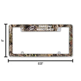 NHL Carolina Hurricanes All Over Chrome Frame Fan Gear NHL Carolina Hurricanes