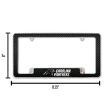 NFL Carolina Panthers All Over Chrome Frame Fan Gear NFL Carolina Panthers