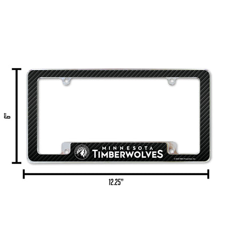 NBA Minnesota Timberwolves All Over Chrome Frame Fan Gear NBA Minnesota Timberwolves