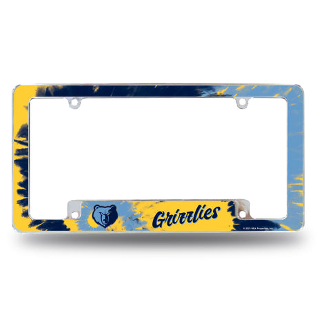 NBA Memphis Grizzlies All Over Chrome Frame Fan Gear NBA Memphis Grizzlies