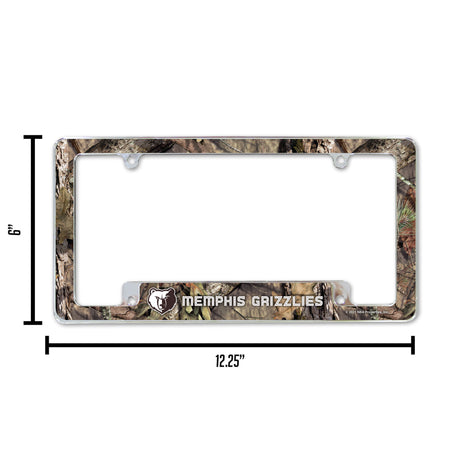 NBA Memphis Grizzlies All Over Chrome Frame Fan Gear NBA Memphis Grizzlies