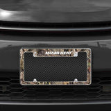 NBA Miami Heat All Over Chrome Frame Fan Gear NBA Miami Heat