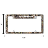 NBA Miami Heat All Over Chrome Frame Fan Gear NBA Miami Heat