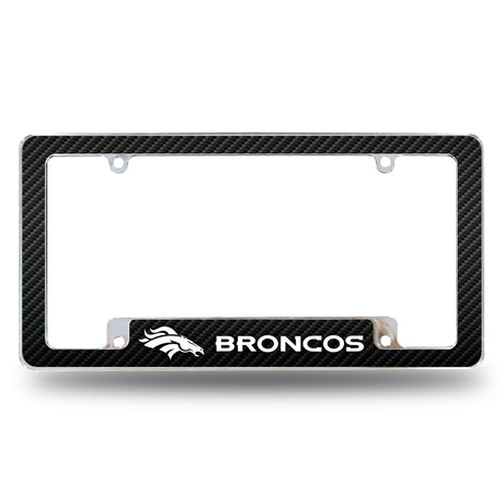 NFL Denver Broncos All Over Chrome Frame Fan Gear NFL Denver Broncos