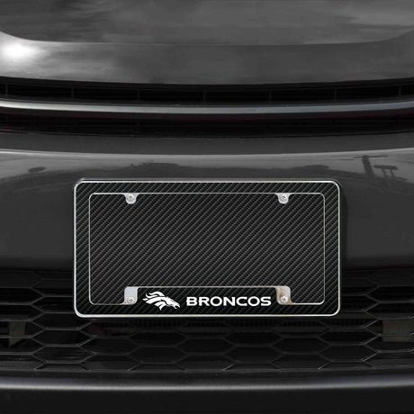 NFL Denver Broncos All Over Chrome Frame Fan Gear NFL Denver Broncos