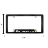 NFL Denver Broncos All Over Chrome Frame Fan Gear NFL Denver Broncos